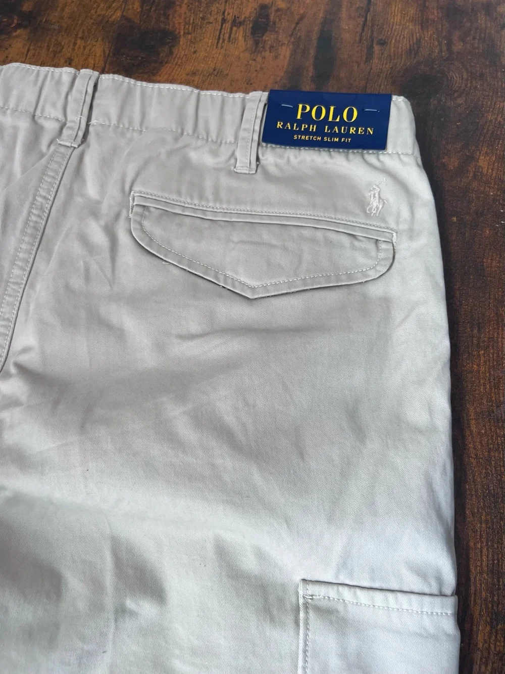 Polo by Ralph Lauren Men’s Drawstring Chino Pants - Light Khaki 32 x 32